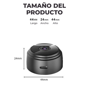 Mini Cámara de Seguridad WiFi 1080p