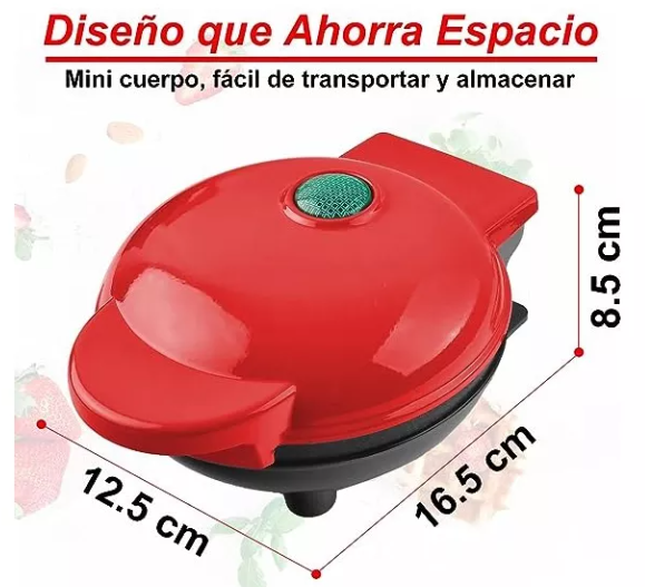 Mini Waflera en Forma de Corazón