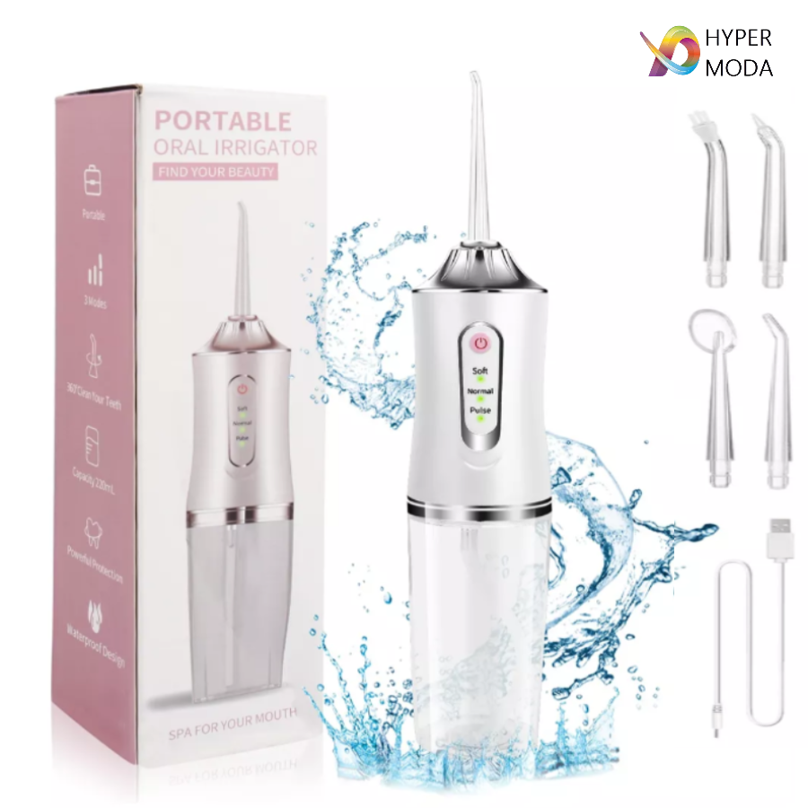 Irrigador Bucal Portátil Eléctrico