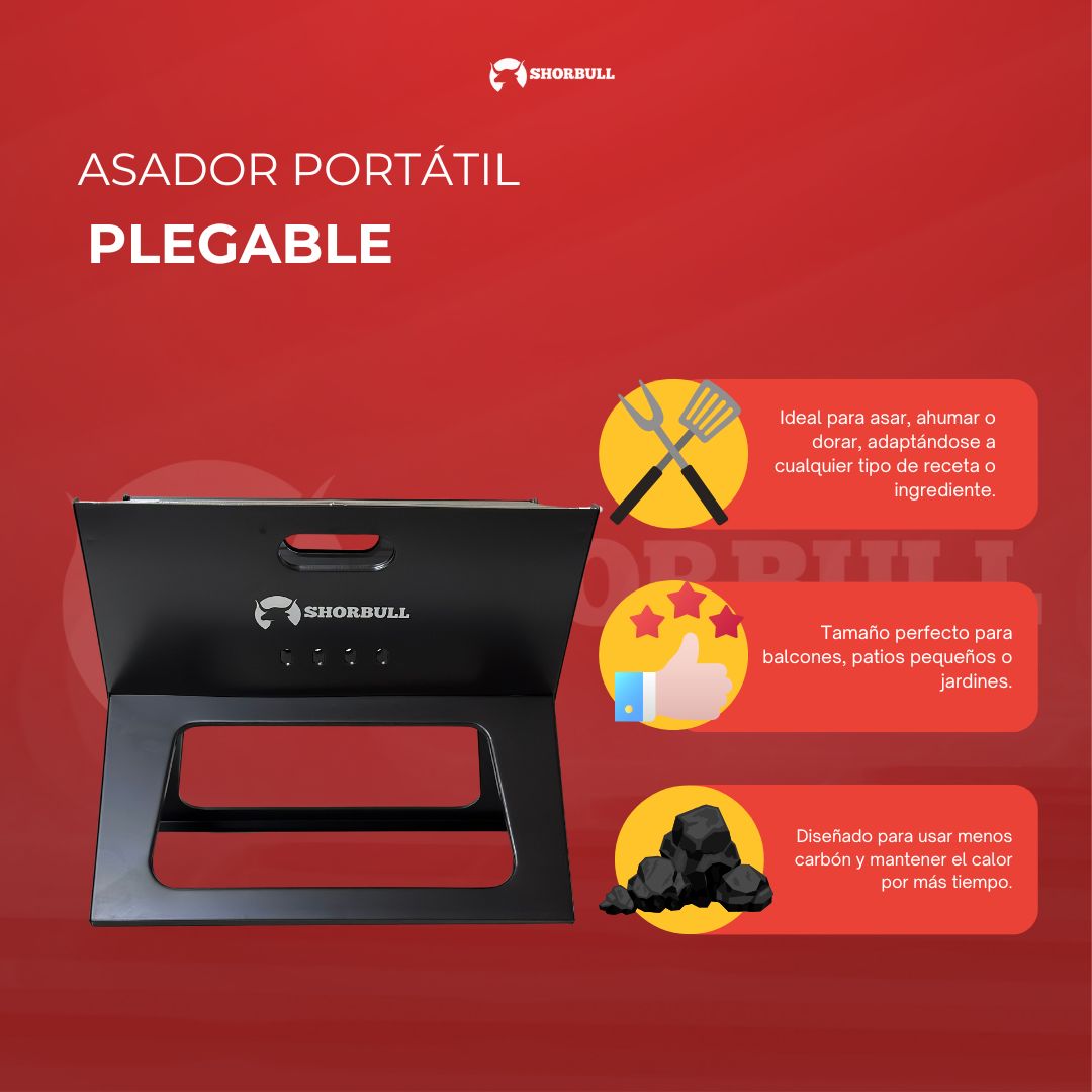 Asador Portátil Plegable