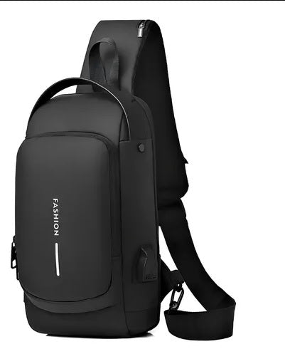 Mochila Cruzada Antirrobo con USB