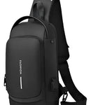 Mochila Cruzada Antirrobo con USB