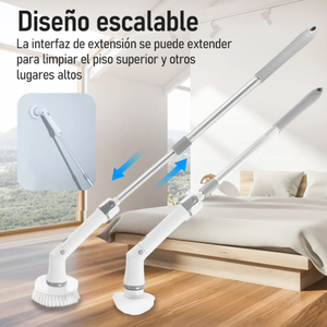 Fregadora Cepillo Eléctrico de Limpieza 6 en 1