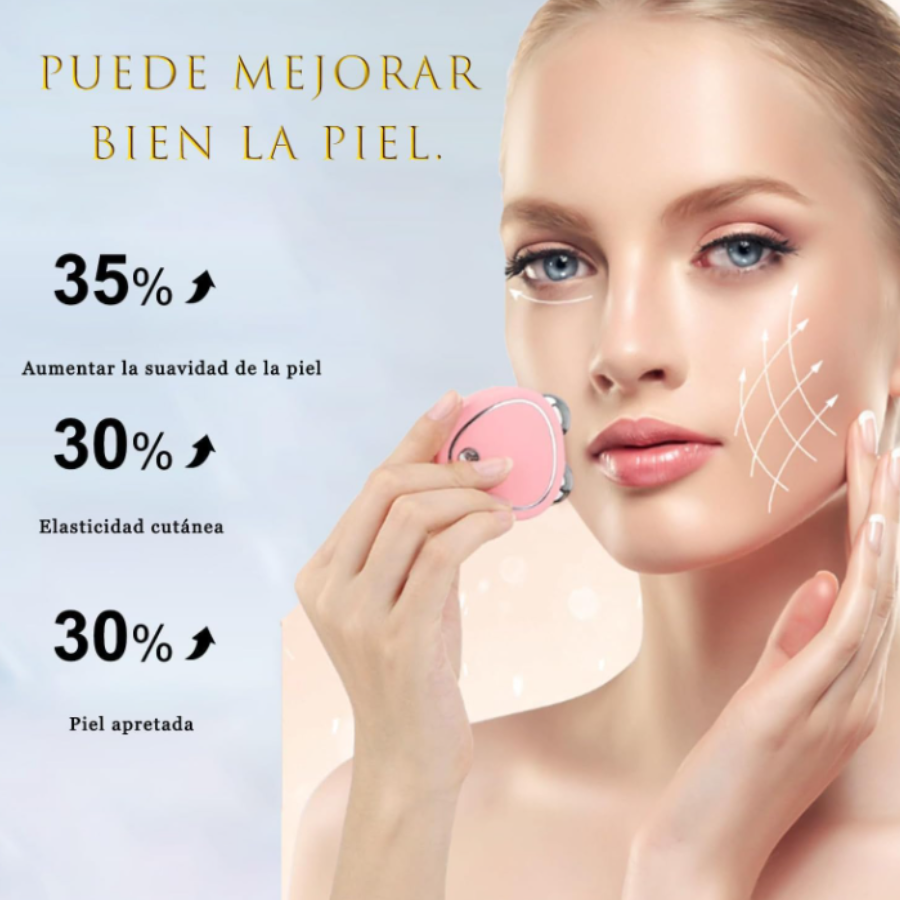 Masajeador Facial Microcorriente Reafirmante y Antiedad ✨