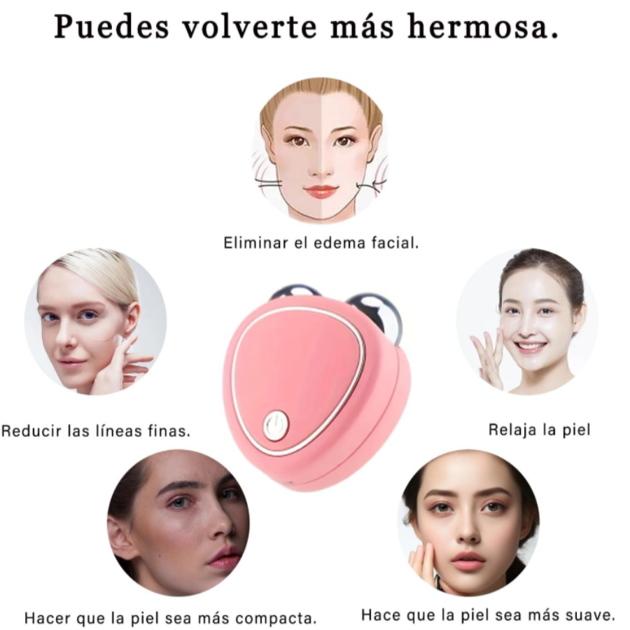 Masajeador Facial Microcorriente Reafirmante y Antiedad ✨