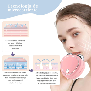 Masajeador Facial Microcorriente Reafirmante y Antiedad ✨