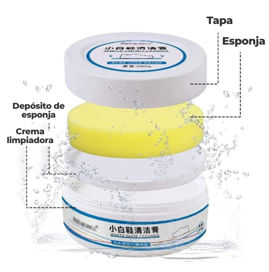 Pasta Mágica Limpiadora de Calzado + Esponja