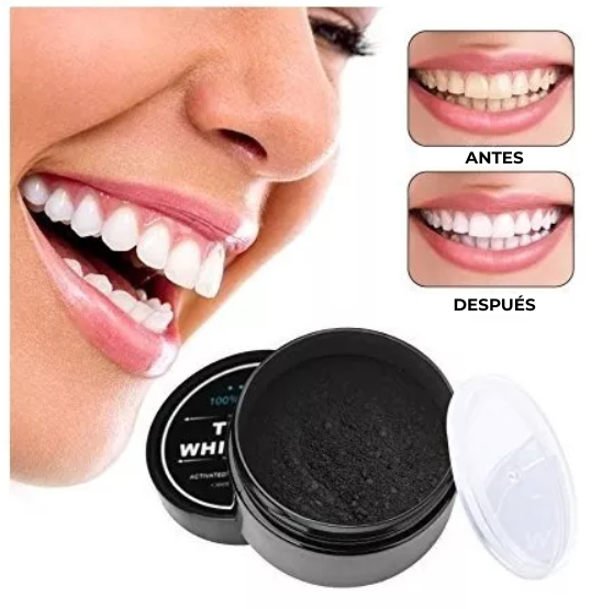 Blanqueador De Dientes Carbón Desinflama